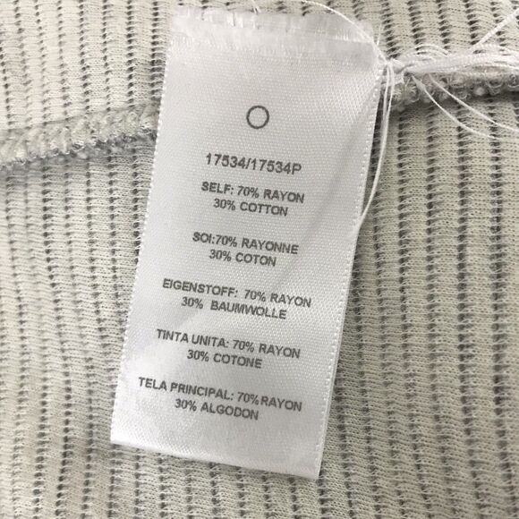 Anthropologie Dolan Grey Ribbed Off‎ Shoulder Long Sleeve Knit Top XS - Picture 5 of 8